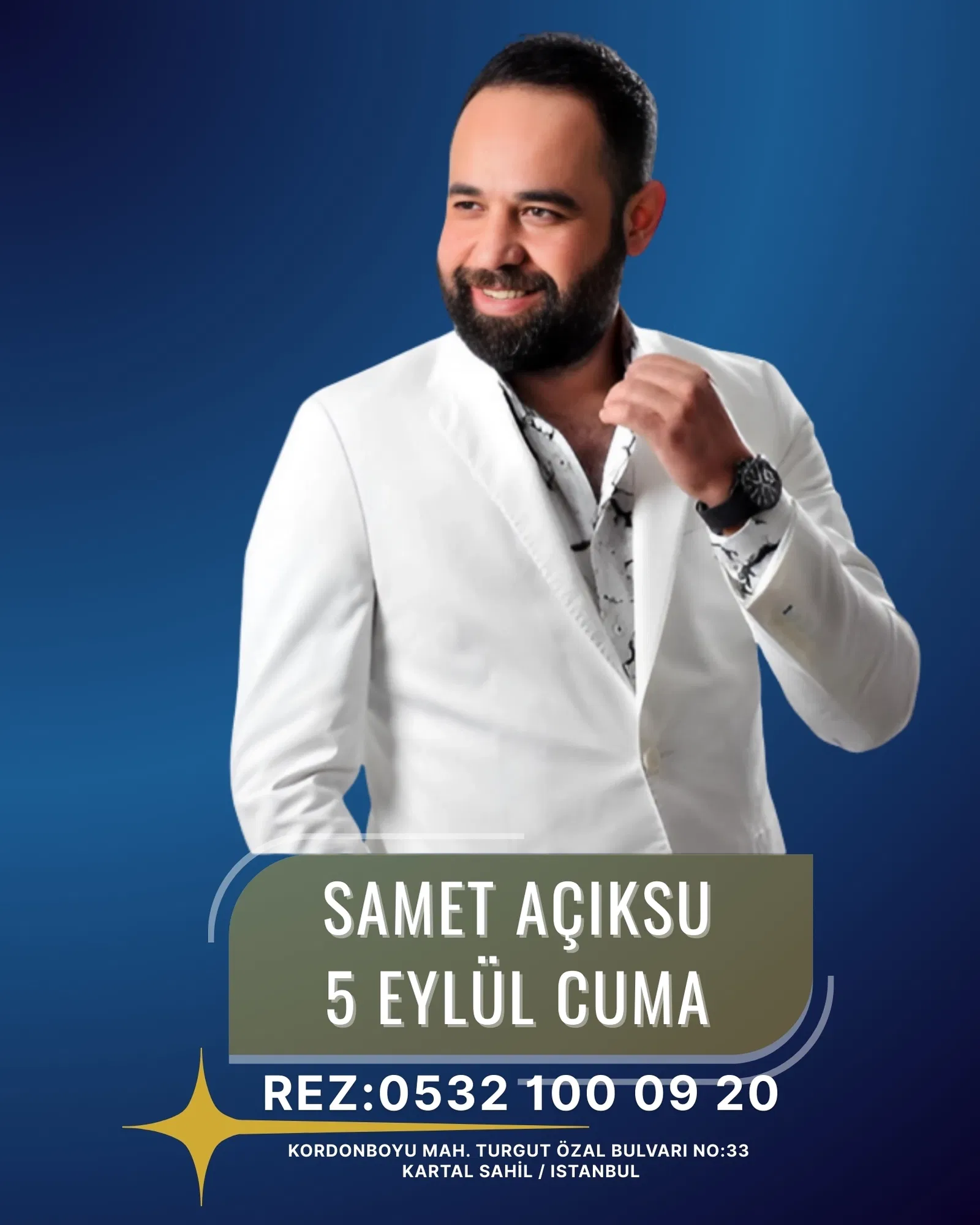 Deniz Performans Sahne:  SAMET AÇIKSU